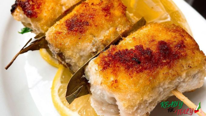 Swordfish rolls-popular-food-sicily