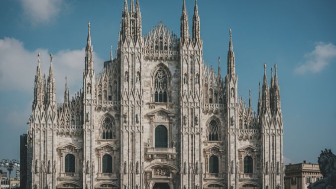 Milan Italy the Capital of Lombardy region